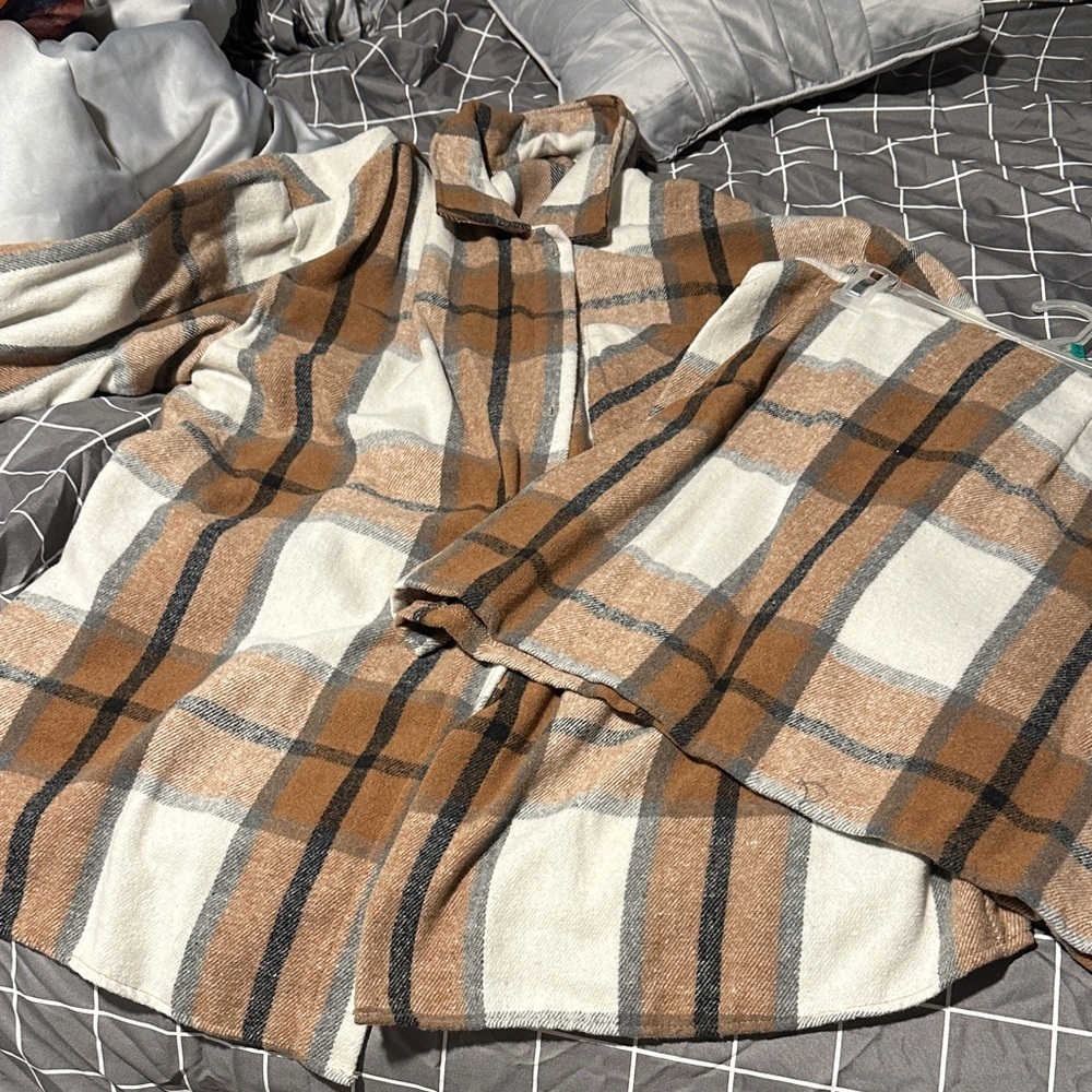Plaid Jacket and Skirt Set NWOT - Picture 1 of 3